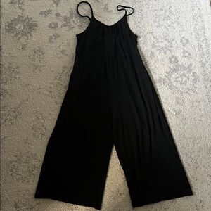 Black Wide-Leg Jumpsuit